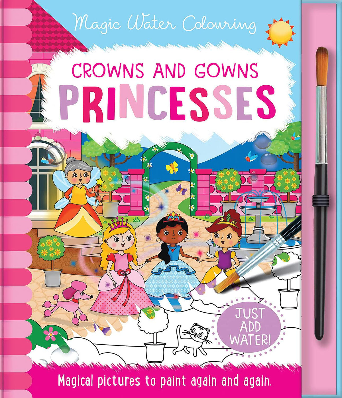 Magic Water Colouring-Crowns and Gowns -Princesses by Lisa Regan