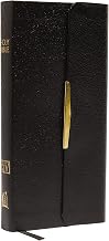 KJV, Checkbook Bible, Compact, Bonded Leather, Black, Wallet by Thomas Nelson