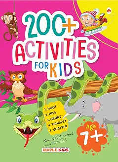 Brain Activity Book for Kids - 200+ Brain Boosting Activities for Age 7+ - Kids Activity Book - Earl by Maple Press