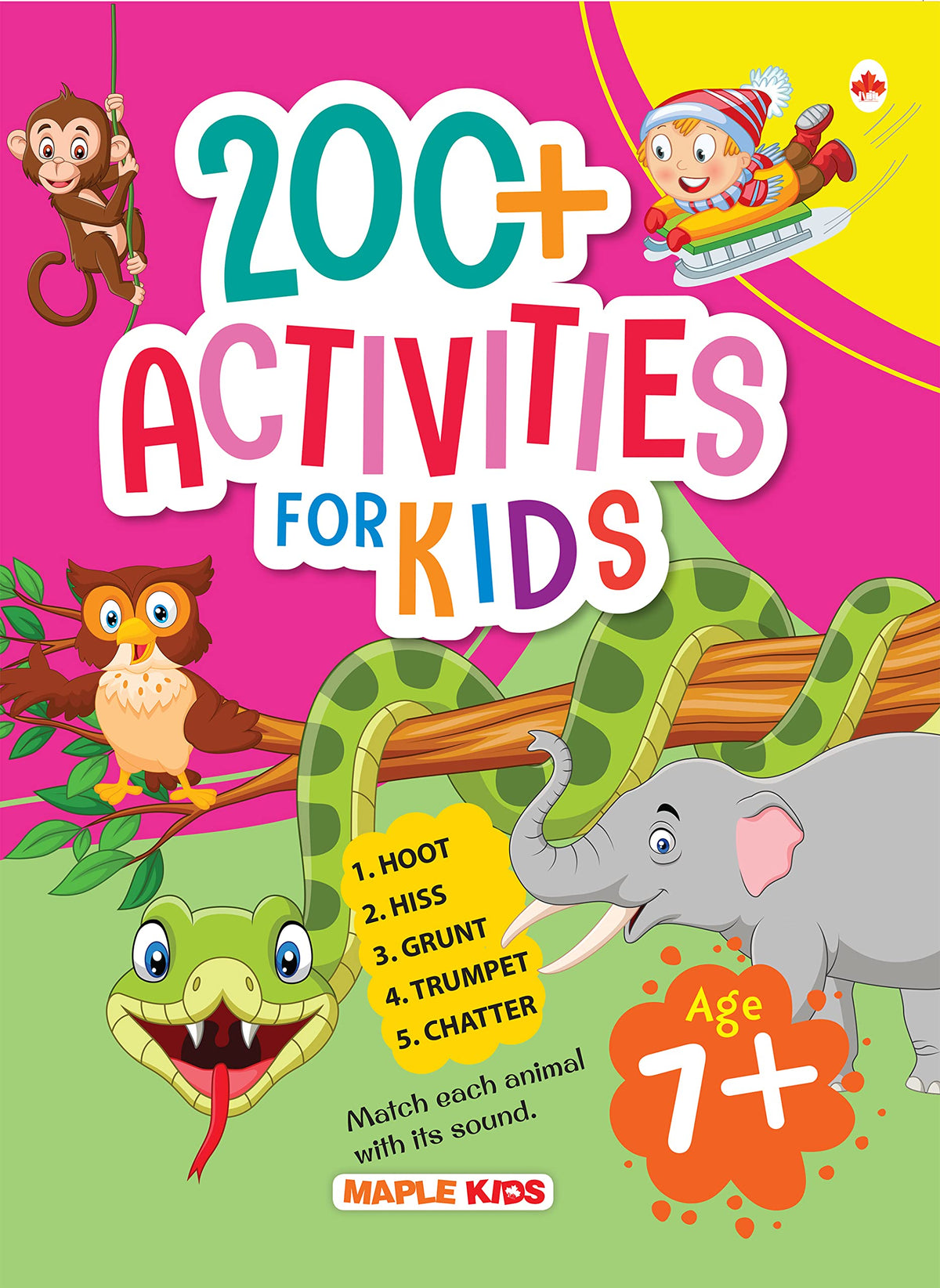 Brain Activity Book for Kids - 200+ Brain Boosting Activities for Age 7+ - Kids Activity Book - Earl by Maple Press