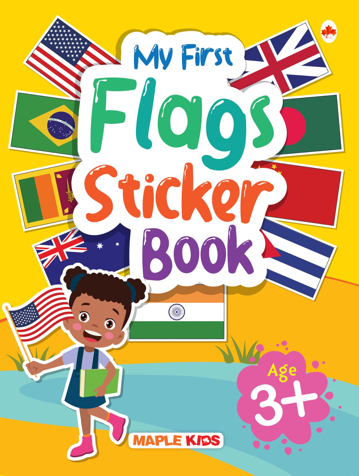 My First Flags Sticker Book -Age3+ by Maple Press