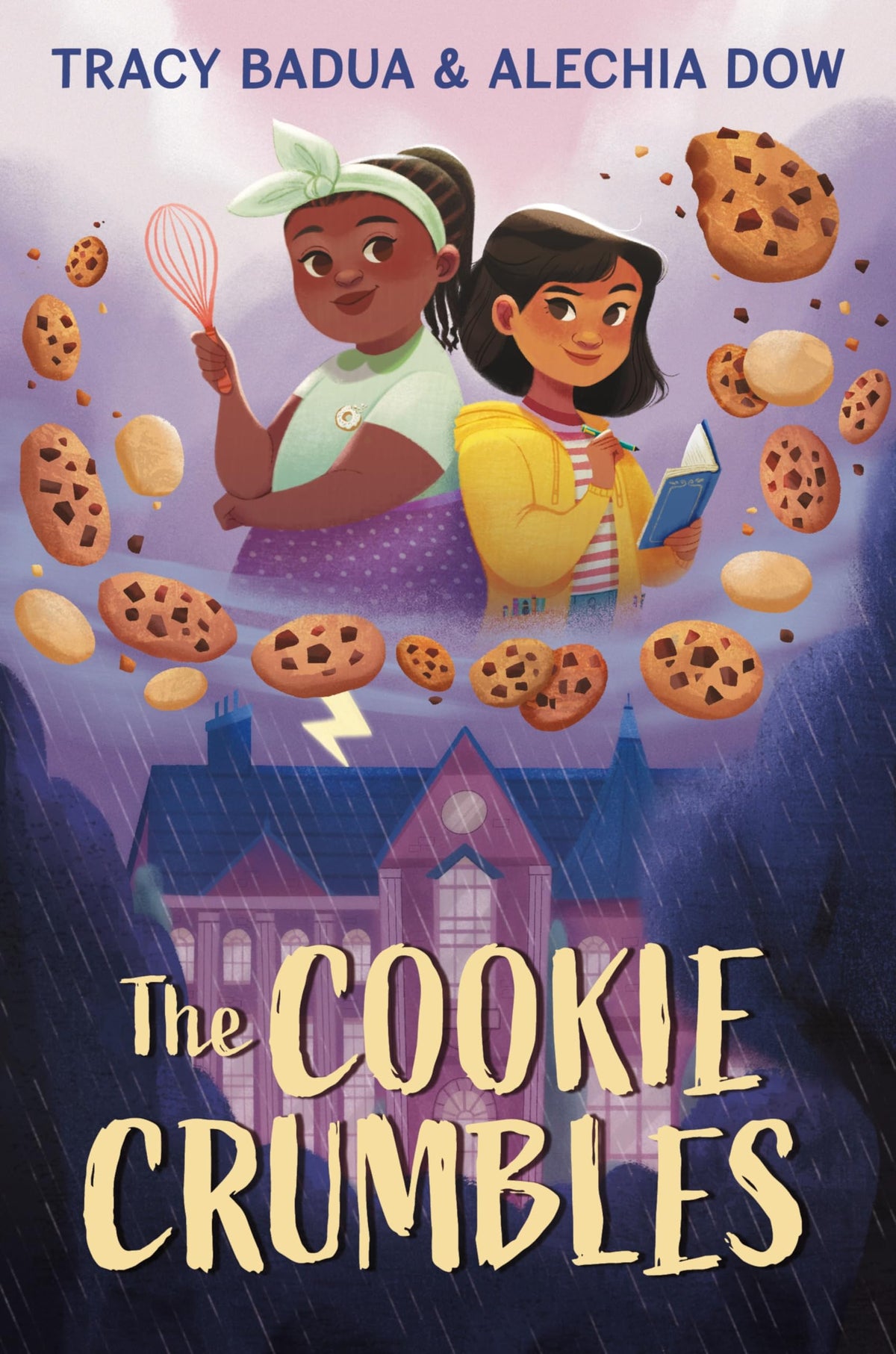 The Cookie Crumbles: A celebrity judge collapses at the Golden Cookie contest―can best friends Laila and Lucy solve the crime before the storm traps them? by Tracy Badua