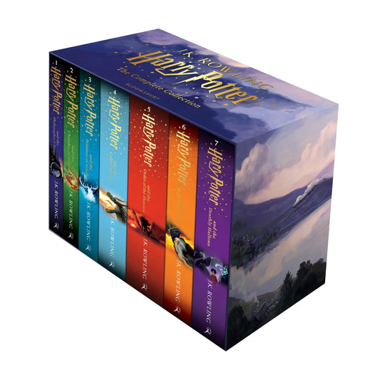 Harry Potter Box Set: The Complete Collection (Children’s Paperback) - (Box Set -Set of 7 Vols) by J K Rowling