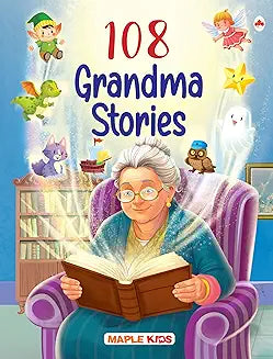 108 Grandma Stories (Illustrated) - Story Book for Kids - English Stories for Children - Bedtime Sto by Maple Press