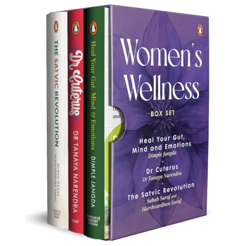 Womens Wellness Box Set: Heal Your Gut, Dr Cuterus, Satvic Revoltuion