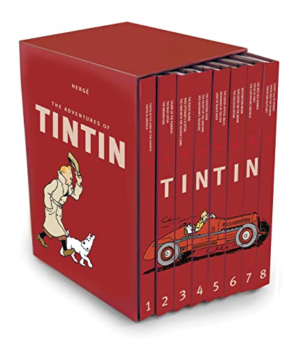 Tintin Box Set : Red (Set of 8 Books)