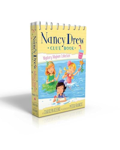 Nancy Drew Clue Book Mystery Mayhem Collection Books 1-4 (Boxed Set): Pool Party Puzzler; Last Lemonade Standing; A Star Witness; Big Top Flop