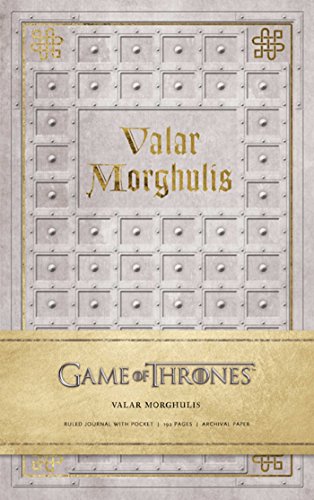 Game Of Thrones: Valar Morghulis Hardcover Ruled Journal
