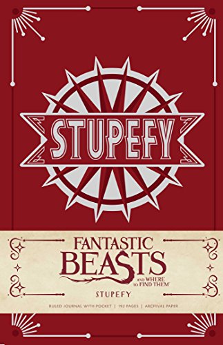 Fantastic Beasts And Where To Find Them: Stupefy Hardcover Ruled Journal