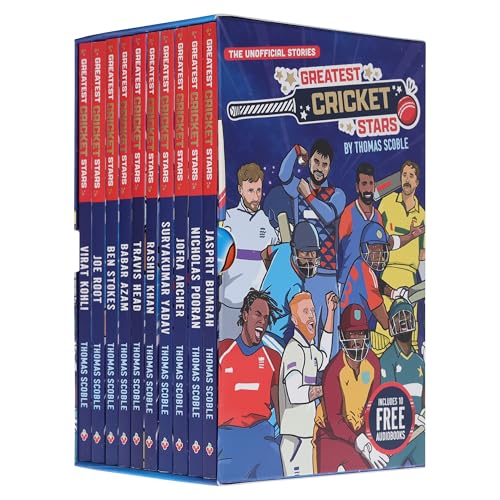 The Greatest Cricket Stars 10 Book Collection by Thomas Scoble