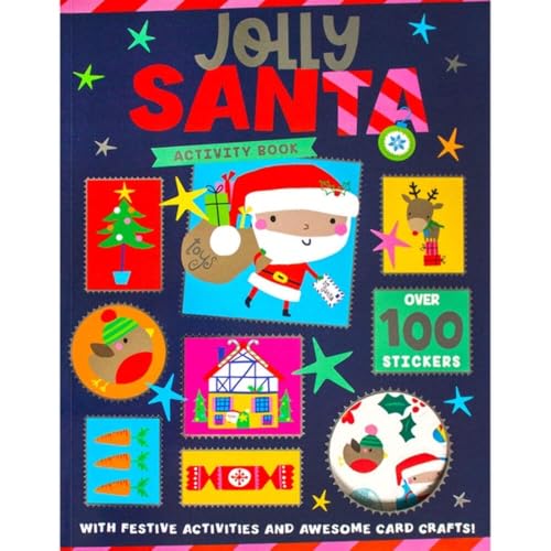 STICKER ACTIVITY BOOKS JOLLY SANTA ACTIVITY BOOK