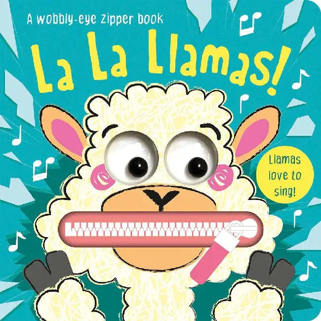 Wobbly Eye Zipper La La Llamas! by Georgie Taylor
