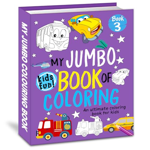 My Jumbo Book of Coloring (Purple)Book 3