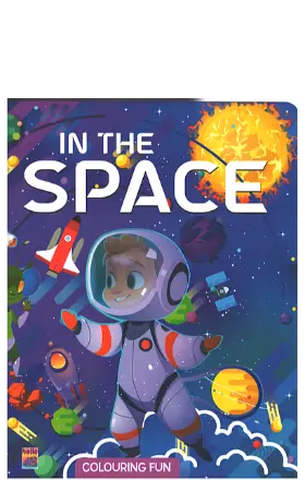 In the Space colouring Fun