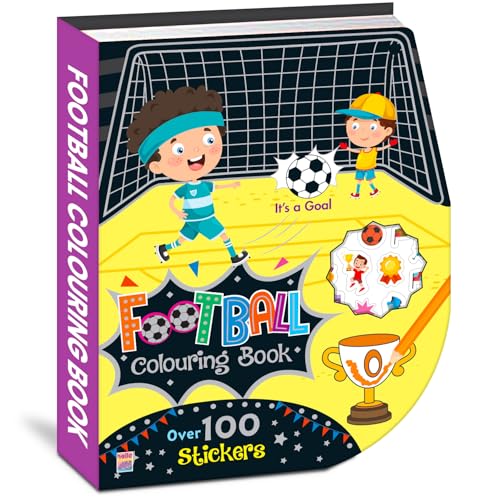Boy Football Colouring Book
