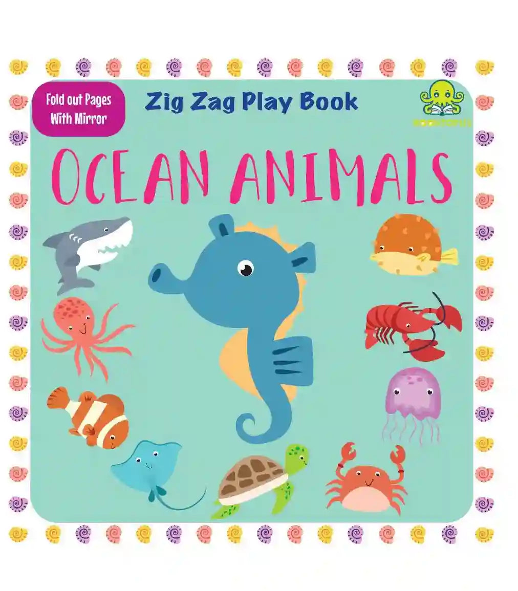 Zig Zag Play Book - Ocean Creatures by Booktopus