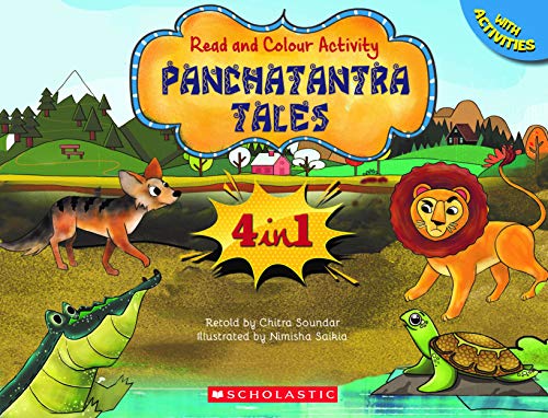 PANCHATANTRA TALES 4 IN 1: READ AND COLOUR ACTIVITY, NA