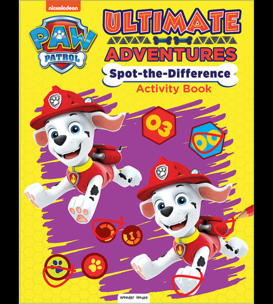 Paw Patrol Ultimate Adventures Spot the difference Activity book