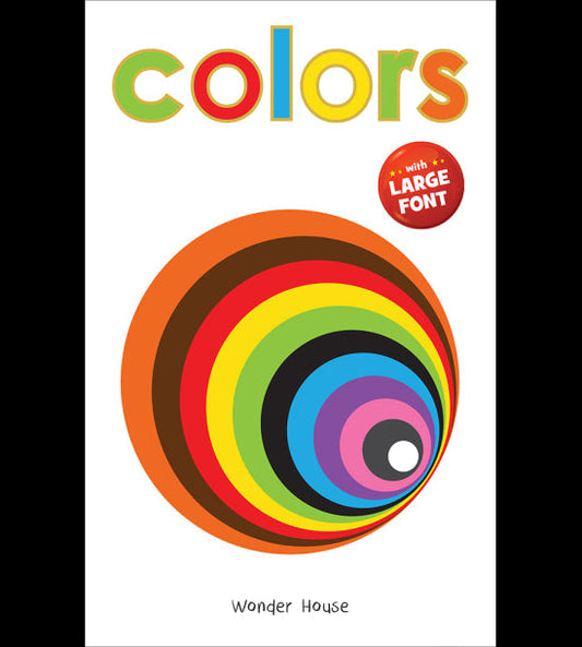 Colors - Early Learning Board Book With Large Font : Big Board Books Series