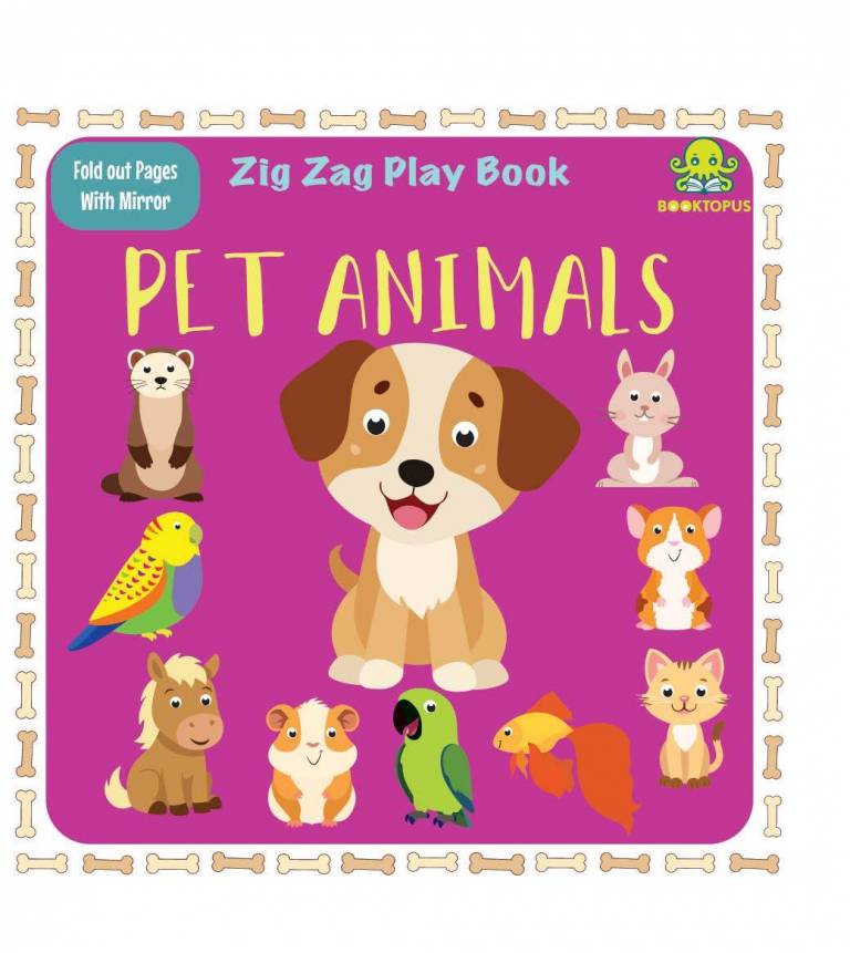 Zig Zag Play Book - Pet Animals by Booktopus