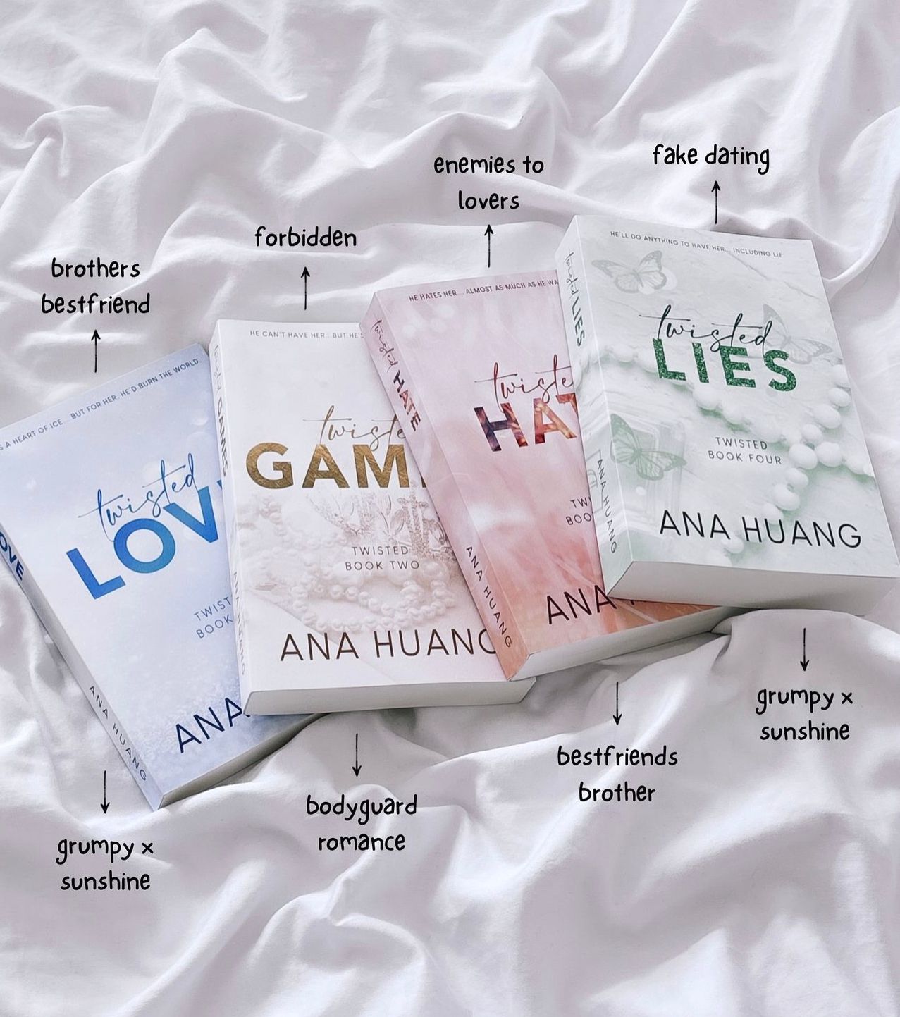 Twisted Series 4 books Combo by Ana Huang