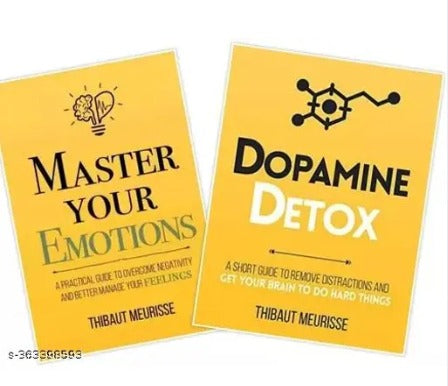 Combo set of 2 book:- Master Your Emotions + Dopamine Detox - (Paperback)