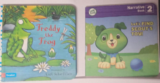Preloved small story books 2 with hard sover