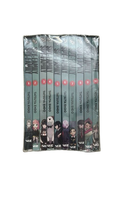 BOXSET Spy X Family Manga Volumes 1 -10 Collection Set By Tatsuya Endo