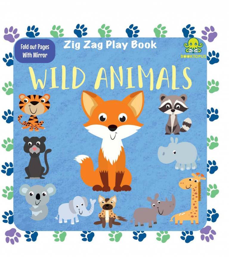 Zig Zag Play Book - Wild Animals by Booktopus