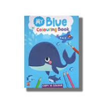 My Blue Colouring Book