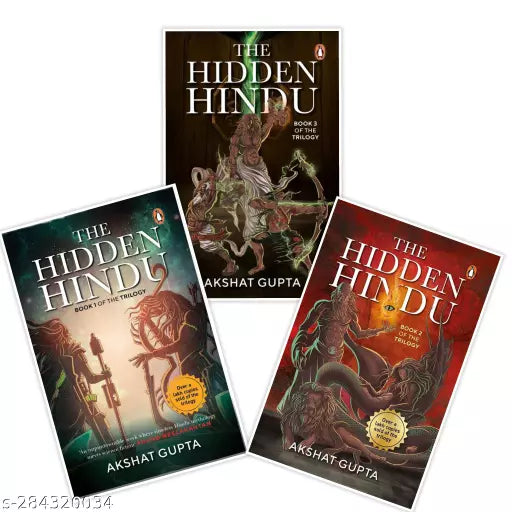 Combo of 3 book set-The Hidden Hindu 1-2-3