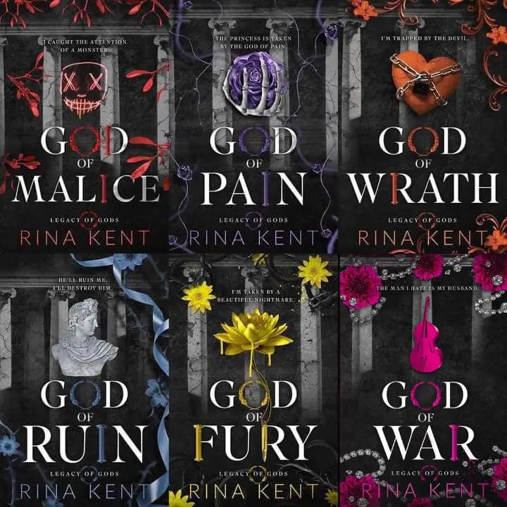 6 Books Legacy of Gods Series by Rina Kent