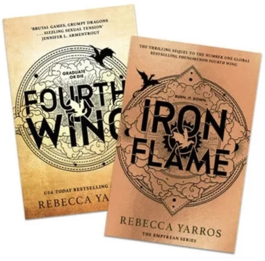 (Combo) Fourth Wing + Iron Flame (Paperback) by Rebecca Yarros