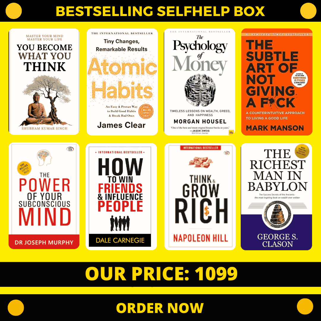 Bestseller Self-help Box 8 Books COMBO – 99Bookstore